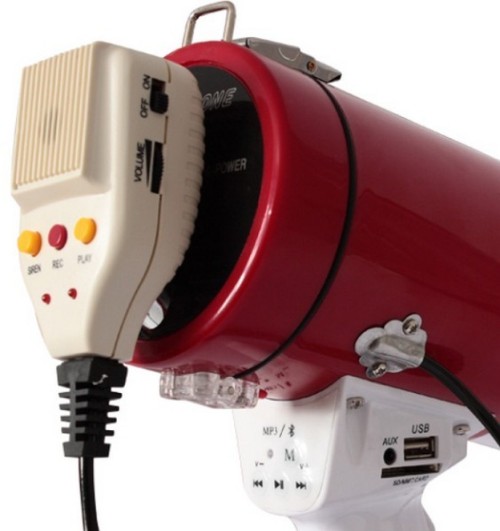 Megafoon (met sirene)